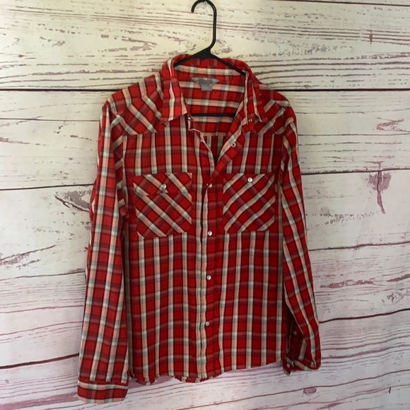 Outdoor Research Other - Outdoor Research pearl snap plaid flannel shirt